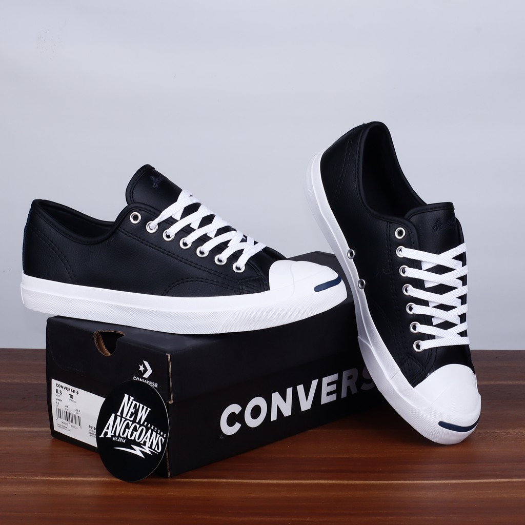 Harga converse jack store purcell leather black