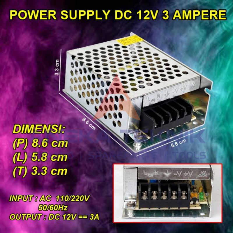 Jual Power Supply 3A 12V | Shopee Indonesia