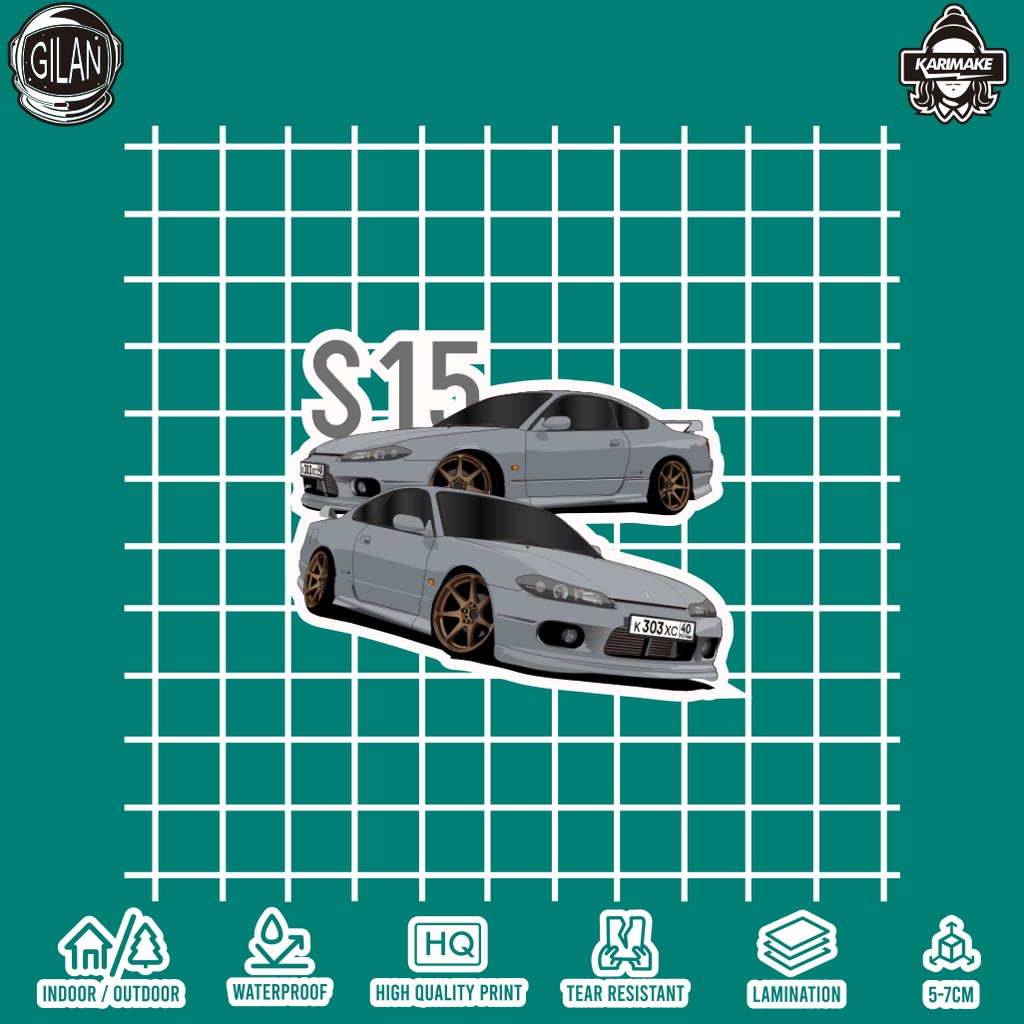 Jual Gilan Sticker Pack Nissan Skyline Gtr Nissan Silvia Jdm Japan