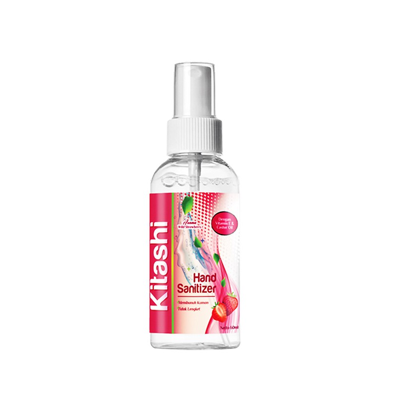 Jual Kitashi Hand Sanitizer Strawberry 60ml 1 Pcs | Shopee Indonesia