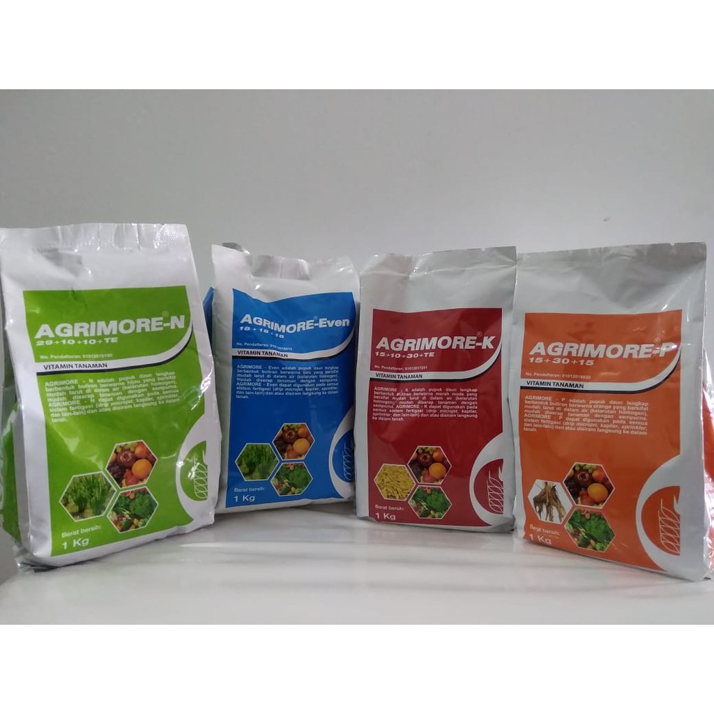 Jual Pupuk NPK AGRIMORE / Pupuk daun / Pupuk buah / Pupuk Akar&Batang ...