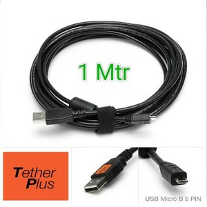 Jual TetherPlus USB 2.0 Micro B-5 Pin Cable 1Mtr | Shopee Indonesia