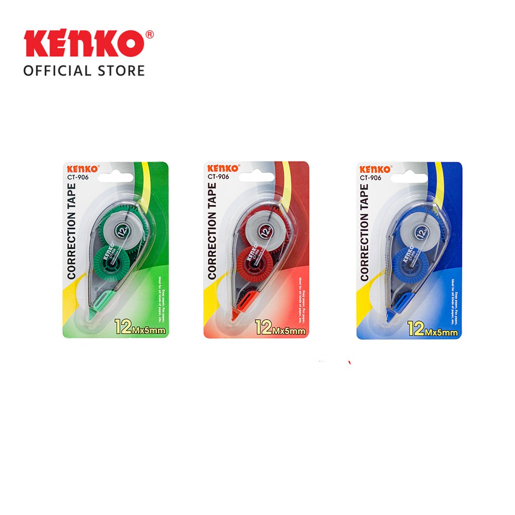 Jual KENKO CORRECTION TAPE CT906 ( 12 M X 5 MM ) Shopee Indonesia