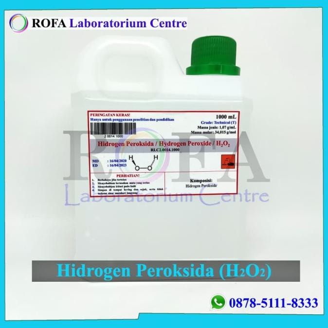 Jual ] Hidrogen Peroksida Hydrogen Peroxide H2o2 1000 Ml