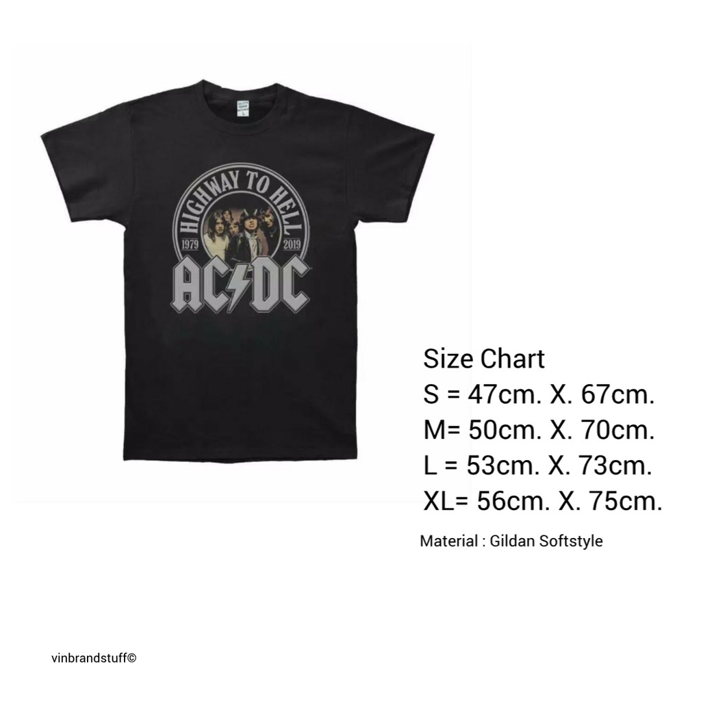 Jual ACDC Tshirt / Kaos / Baju Original Official Band Merch | Shopee ...