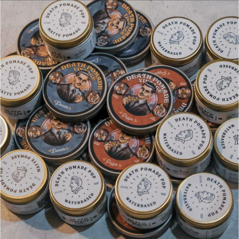 Jual Death Pomade Oilbased waterbased Clay + Bonus Sisir & Sticker ...