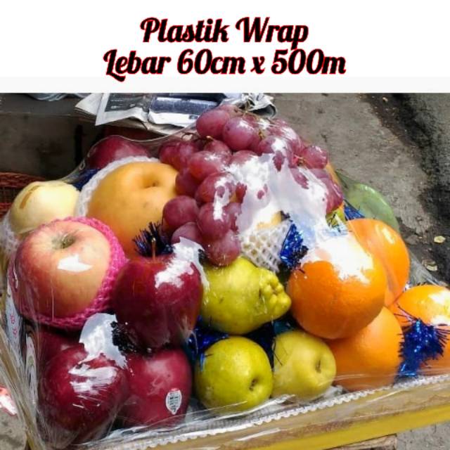 Jual Plastik Wrap Lebar 60 Cm Pembungkus Buah Buahan Sayur Sayuran