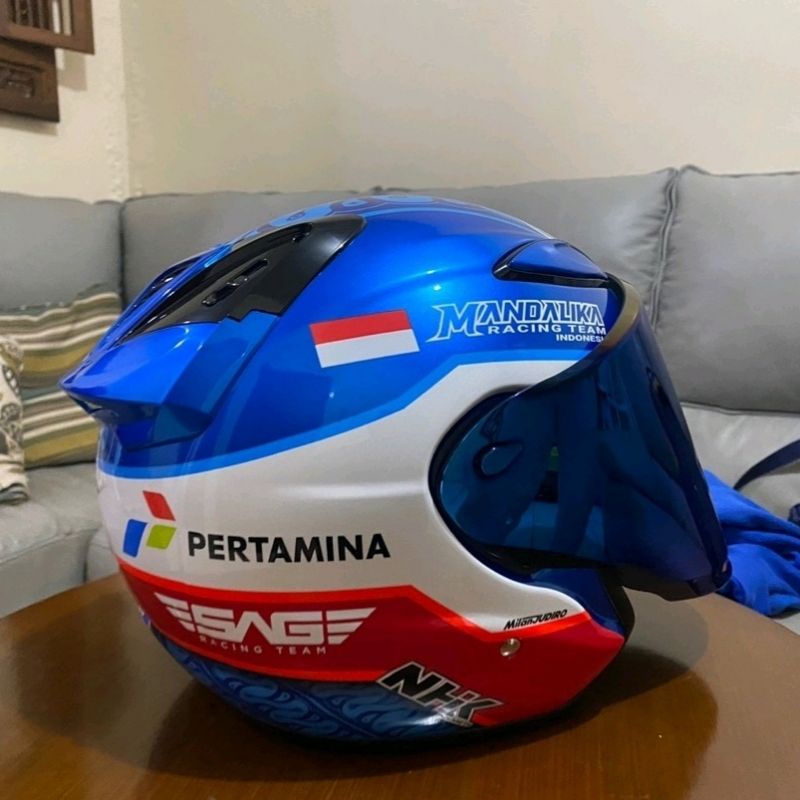 Jual NHK R6 x MANDALIKA Limited Edition PAKET GANTENG ORIGINAL | HELM ...