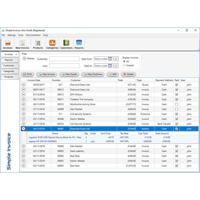 Jual Simple Invoice 3.3 - Invoice management software | Shopee Indonesia
