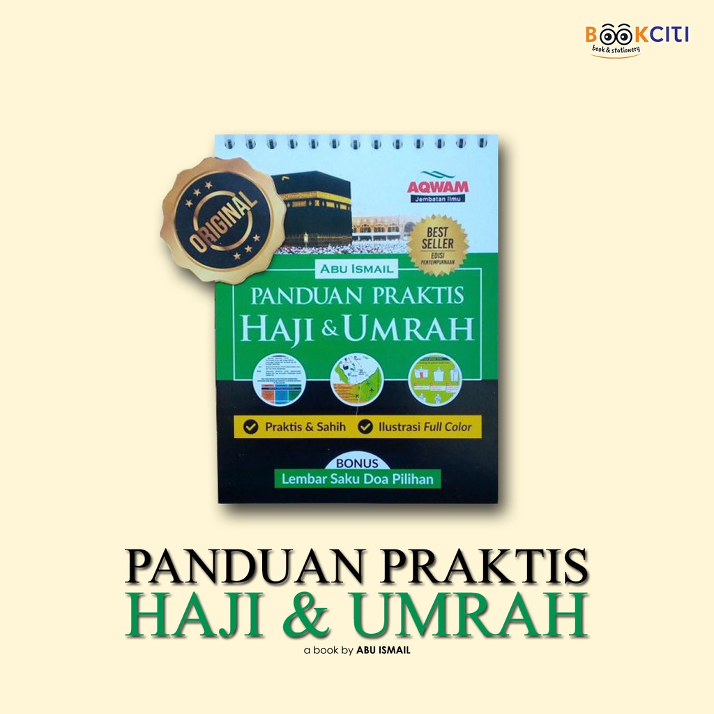 Jual Buku Panduan Praktis Haji Dan Umrah Spiral Praktis Sahih Full