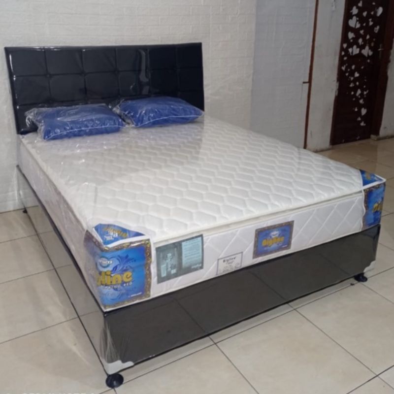 Jual BIGLAND SPRINGBED BIGDREAM PILLOWTOP SET DIVAN+SANDARAN 180X200