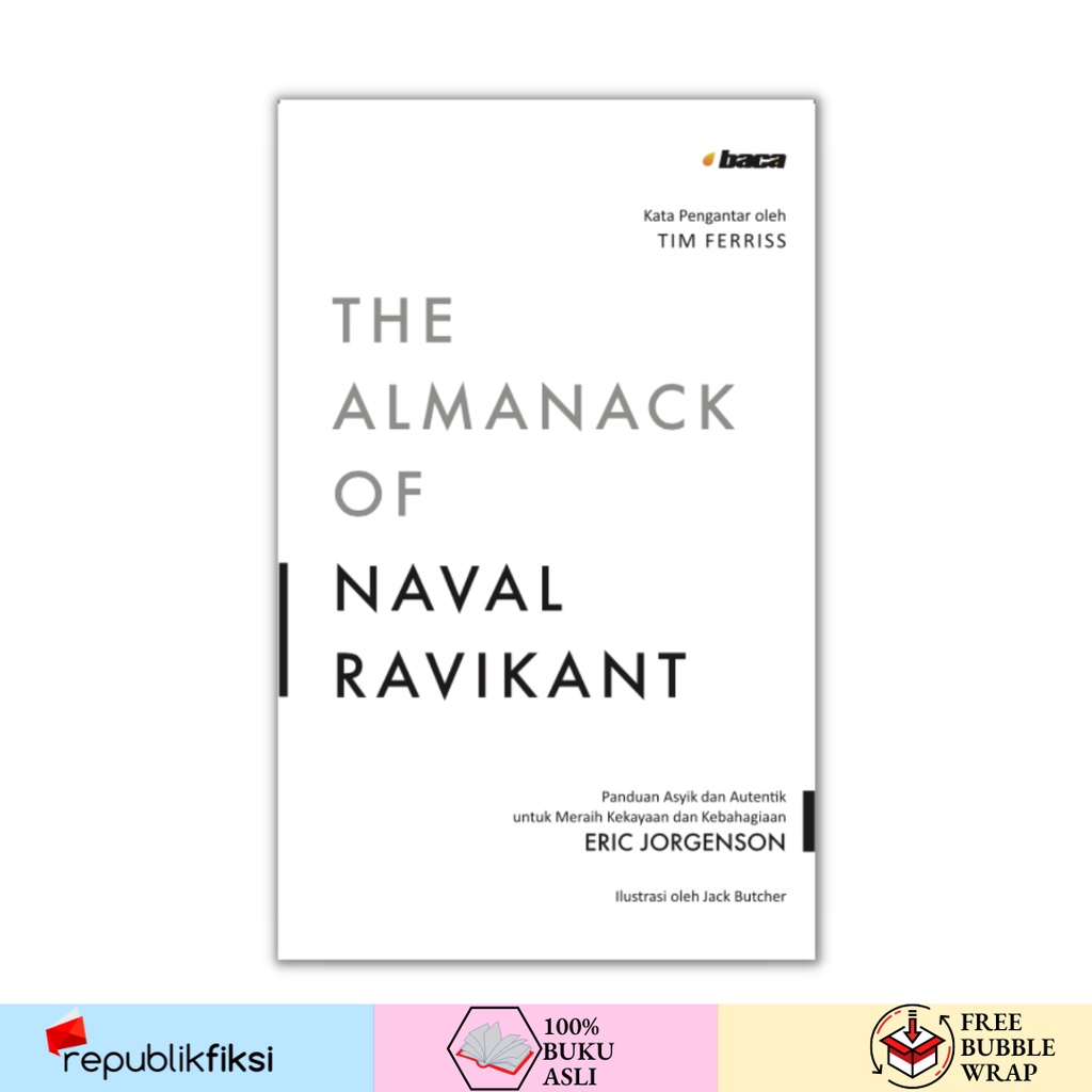 Jual The Almanack of Naval Ravikant - Eric Jorgenson - Baca | Shopee ...
