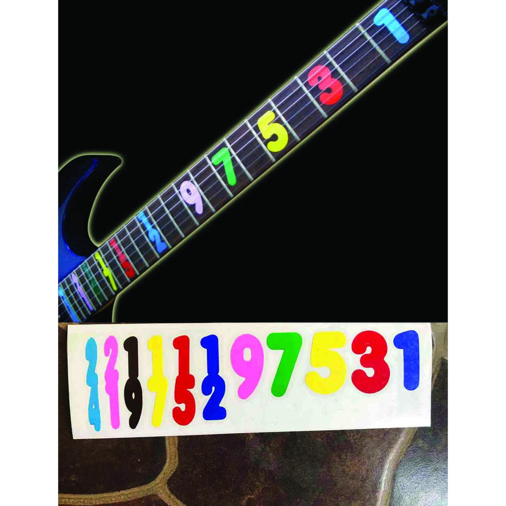 Jual Inlay Gitar Kiesel Jason Becker Series Tribute Fingerboard Sticker ...