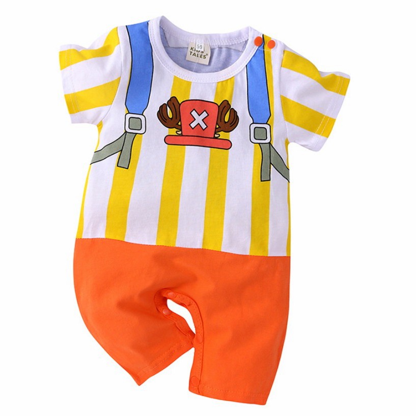 Jual BIBUB PE9 BAJU ROMPER BABY JUMPER ANAK BAYI TONY TONY CHOOPER