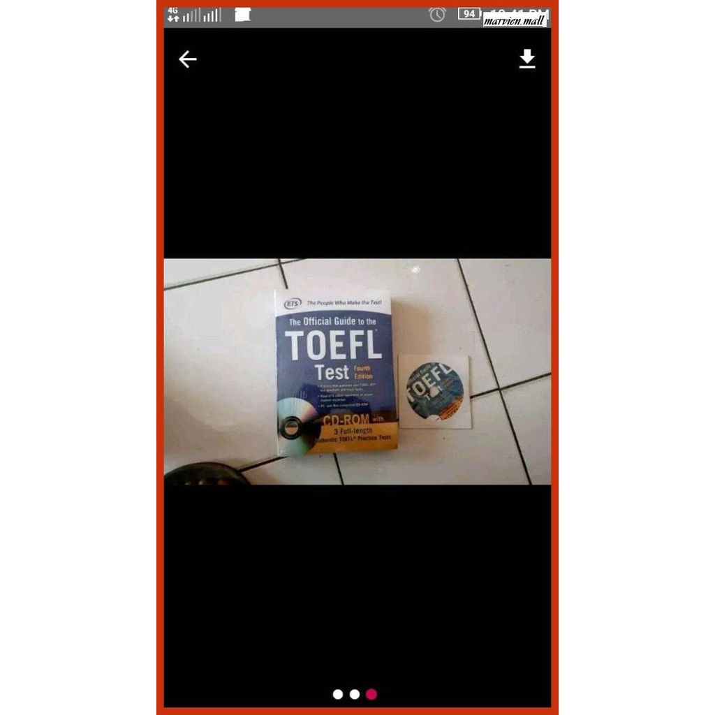 Jual BUKU-PERSIAPAN-UJIAN- BUKU THE OFFICIAL GUIDE TO THE TOEFL TEST ...