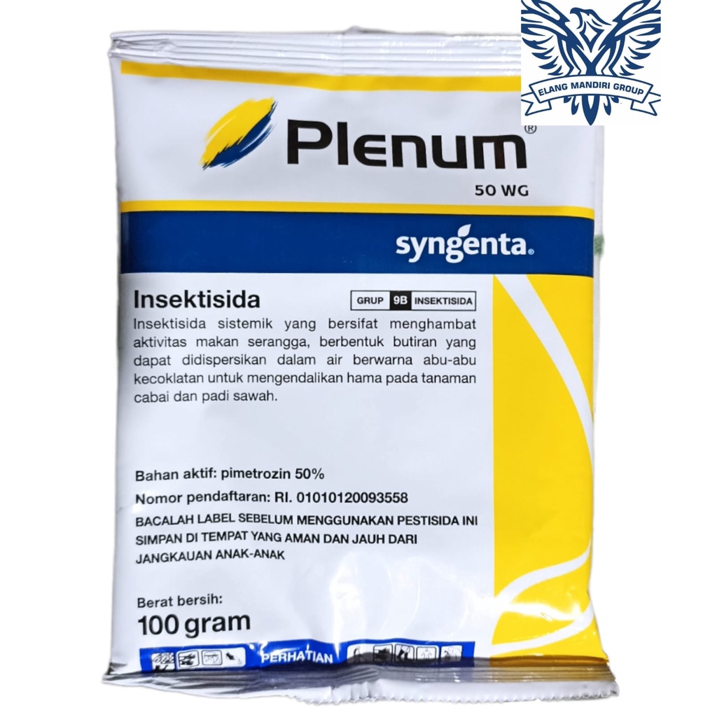 Jual Insektisida Plenum 50 WG 100gr Bahan Aktif Pymetrozine 50% ...