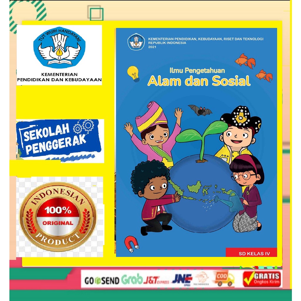 Jual Buku Kurikulum Merdeka SD Kelas 4 - Ilmu Pengetahuan Alam Dan ...