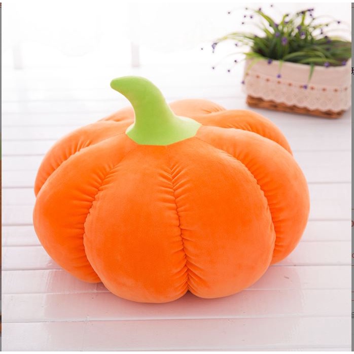 Jual boneka doll pumpkin labu orange bantal empuk hadiah lucu gift ...