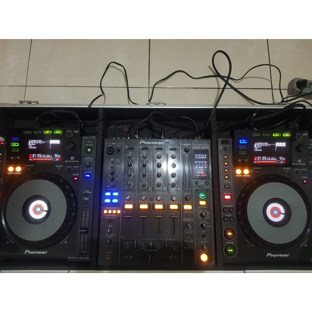 Jual Alat DJ Pioneer CDJ 900 x2(Pair) Sepasang + DJM 800 Jual Alat DJ Pioneer CDJ 900 x2(Pair) Sepasang + DJM 800