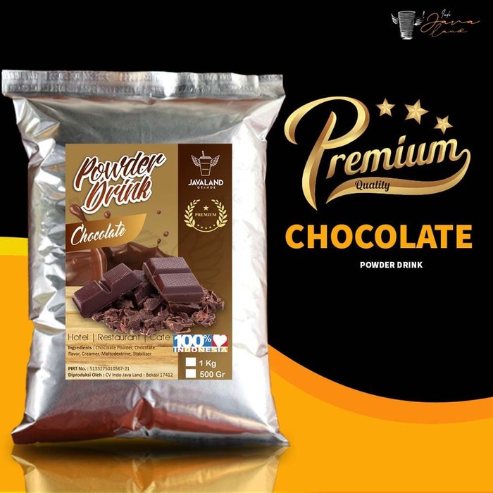 Jual PREMIUM Chocolate Bubuk Minuman Powder Drink Original Javaland 1kg ...