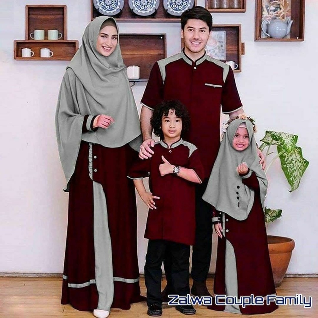 Jual ABASTORE FAMILY SET COUPLE BAJU MUSLIM KELUARGA Shopee Indonesia