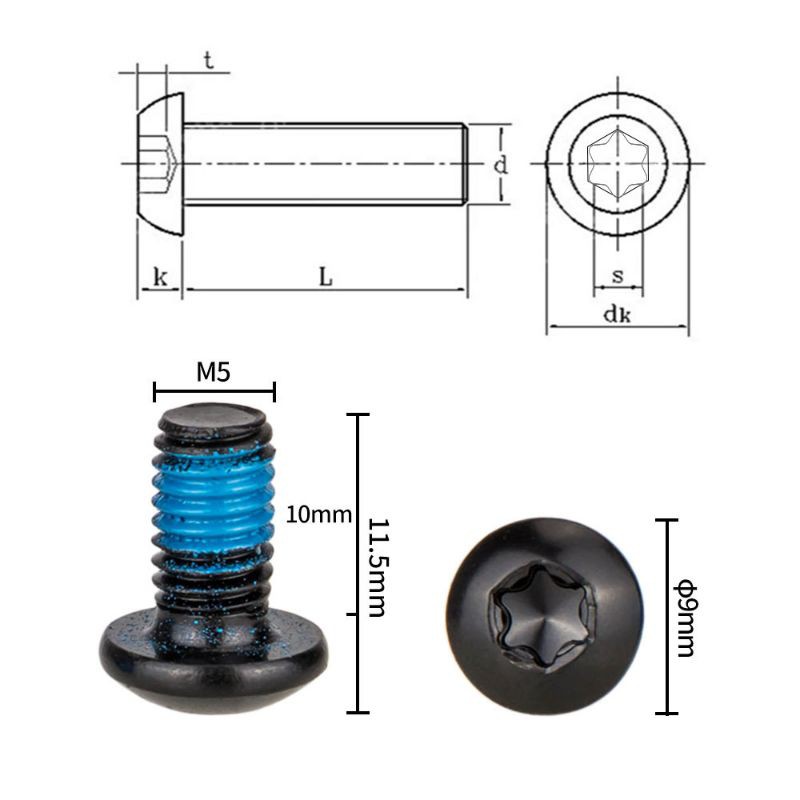 Jual 12Pc BAUT ROTOR BAUT DISC BRAKE ZTTO WARNA | Shopee Indonesia