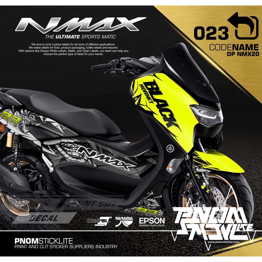 Jual Decal Nmax 2020 2021 2022 Baby Alien 93 Fluo Stabilo Stiker Printing  Full Body DP NMX20 P023 - 107018 | Shopee Indonesia