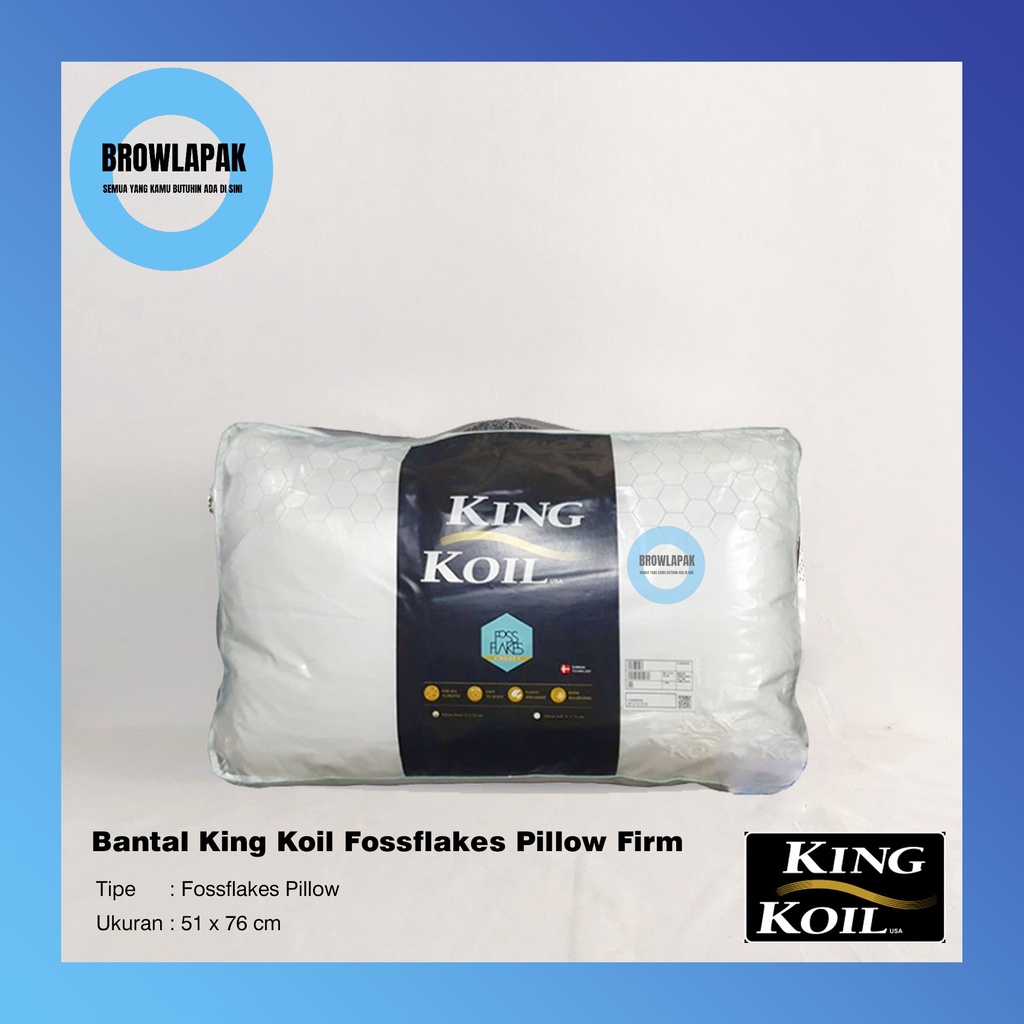 King koil fossflakes pillow best sale