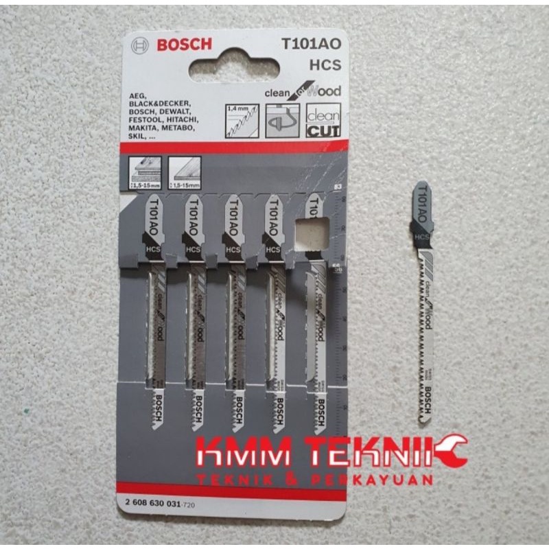 Jual MATA JIGSAW BOSCH T101AO T101AO PISAU JIGSAW KAYU WOOD BELOKAN