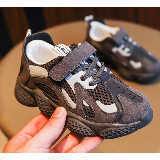 Jual Sepatu Sekolah Anak Unisex Flip Rope Military Import (ZH-SS046 ...