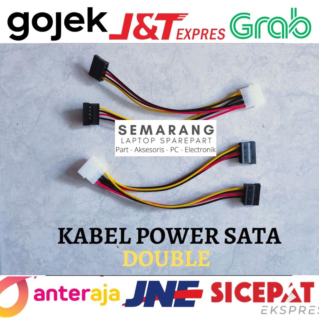 Jual Kabel Power Sata Double Cable Cabang Splitter Hardisk Hdd Murah Shopee Indonesia 8418