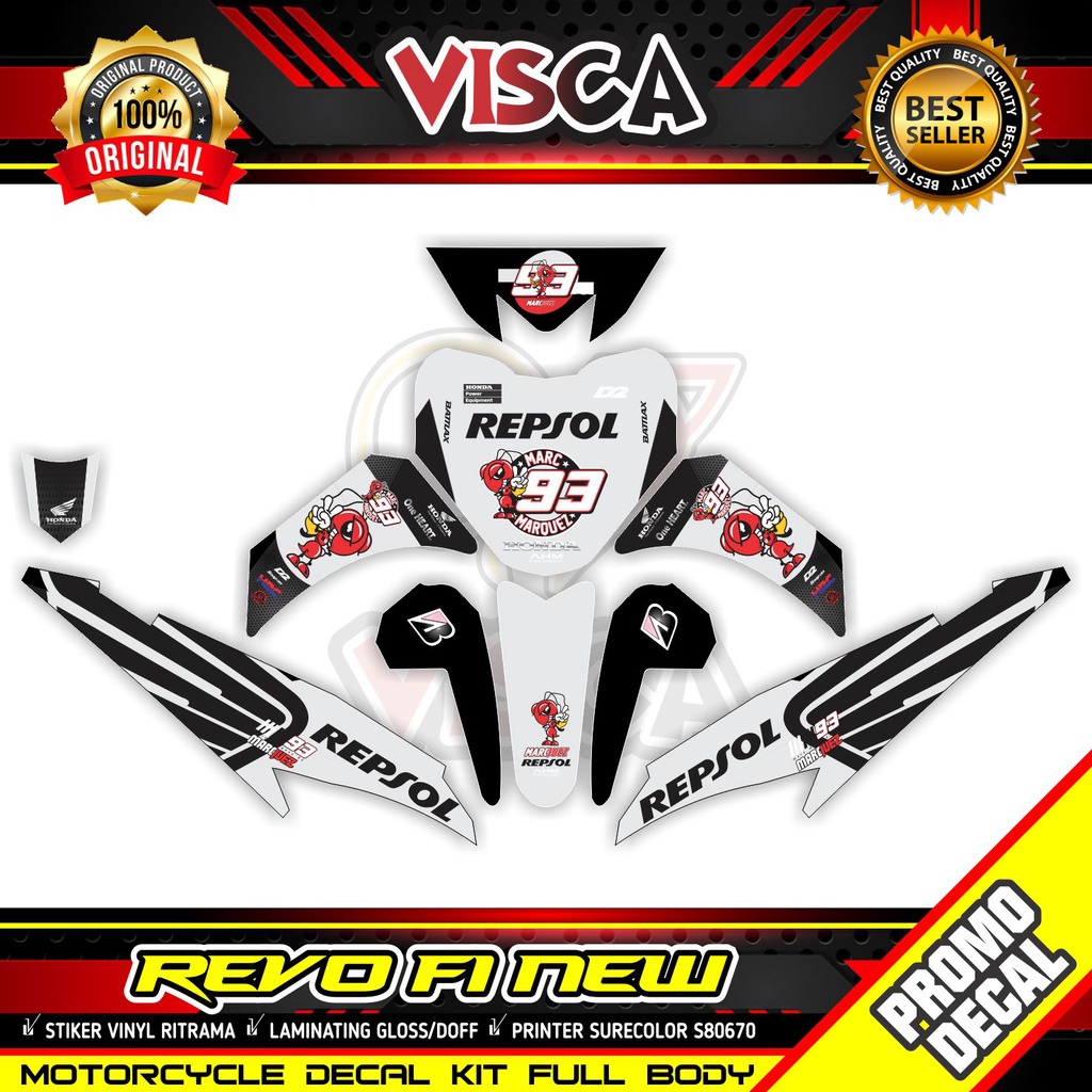 Jual Decal Revo Fit Injeksi Full Body Stiker Revo Fit Injeksi Variasi