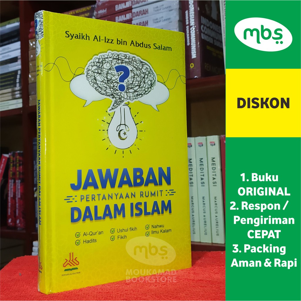 Jual BUKU JAWABAN PERTANYAAN RUMIT DALAM ISLAM - Syaikh Al-Izz Bin ...