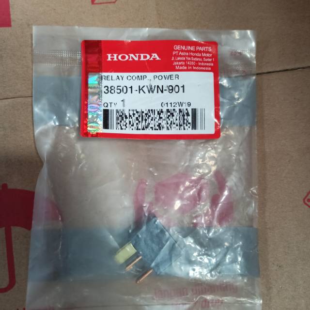 Jual Omron Vario 125 / Relay utama /main relay Vario 125 beat FI ESP