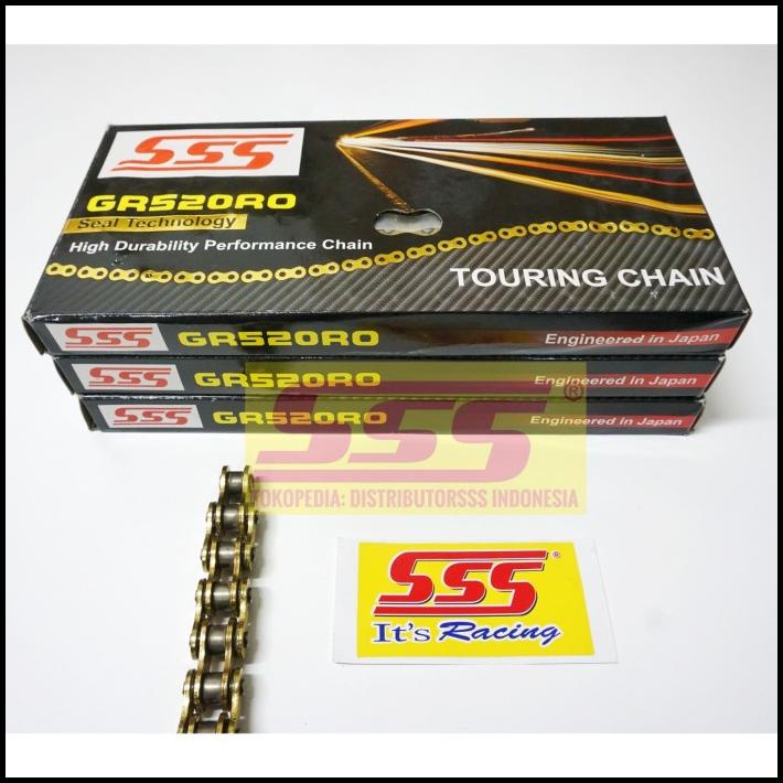 Jual Rantai Sss 520 Gold Ro O-Ring 120 130L: Cbr250Rr R25 Mt25 Klx250 ...