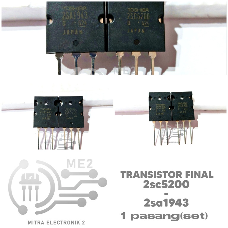 Jual Transistor Toshiba 2sc5200 2sa 1943 Original Tidak Nempel Magnet ...