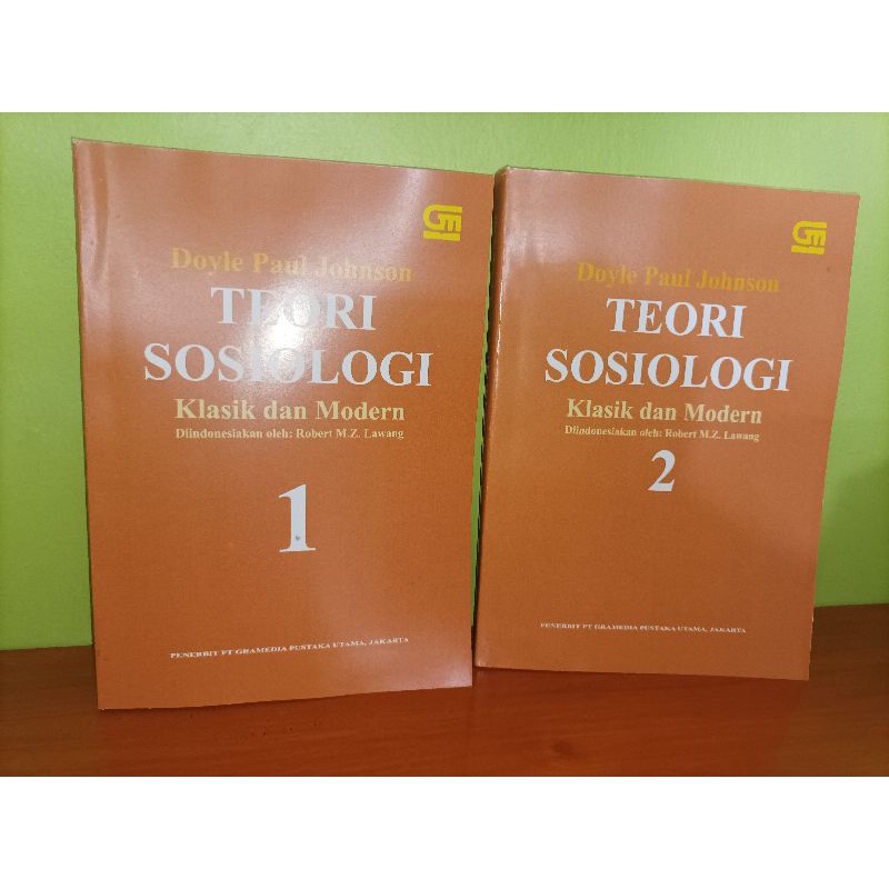 Jual Teori Sosiologi Klasik Dan Modern Jilid 1 Dan 2 Doyle Paul Johnson Shopee Indonesia