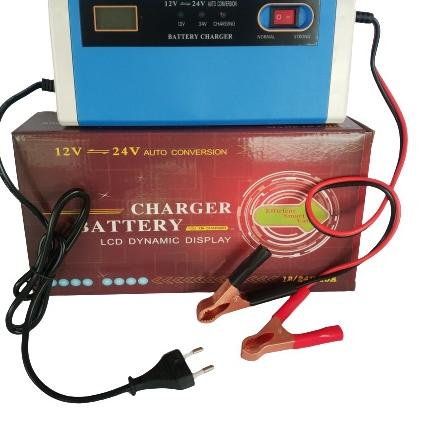 Jual Kekinian - Voltech Charger Aki 24V dan 12V 10A Cas Aki Truk Mobil