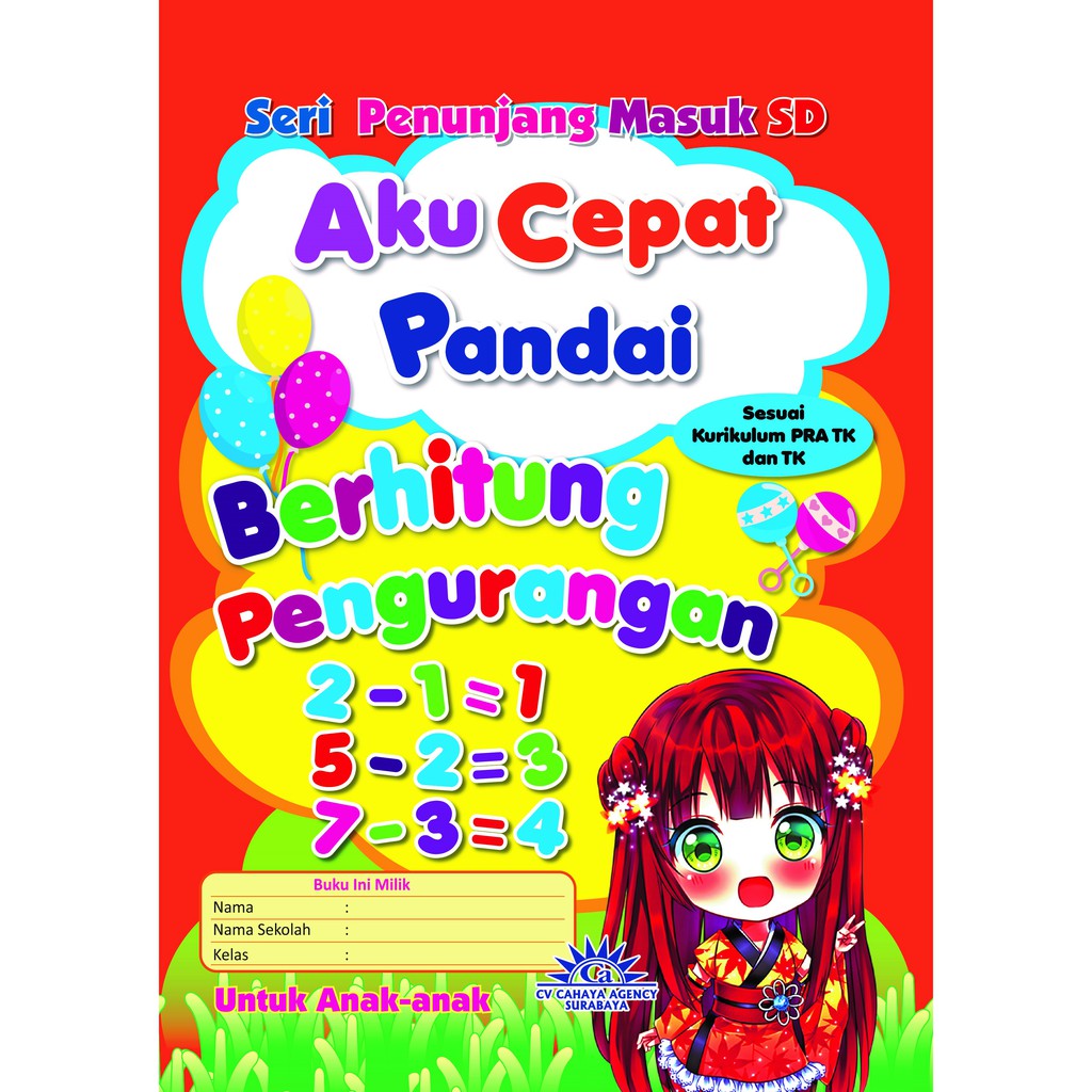 Jual Buku Aku Cepat Pandai Berhitung Pengurangan Shopee Indonesia 6745