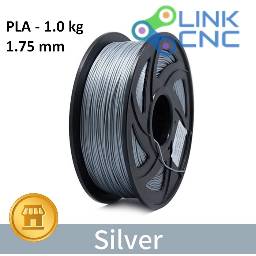 Jual Filamen 3D Printer Filament PLA 1.0 Kg 1.75mm - Silver | Shopee ...