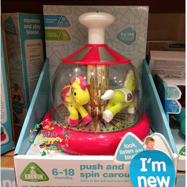 Push and spin carousel 2025