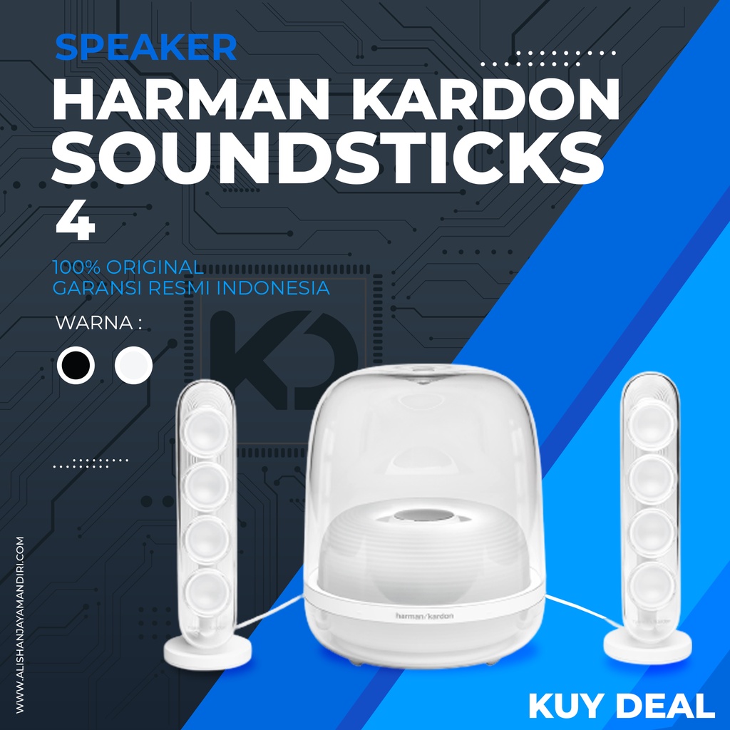 Jual HARMAN KARDON SOUNDSTICKS 4 ORIGINAL GARANSI RESMI IMS 1 Tahun ...