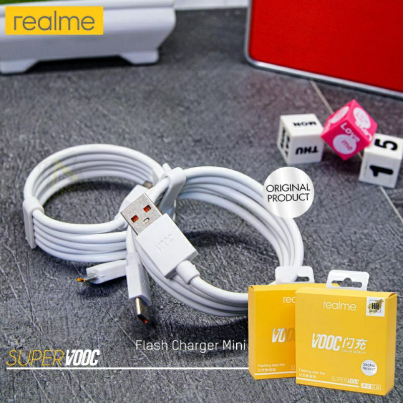 Jual KABEL DATA REALME MICRO USB DAN TYPE C SUPER VOOC | Shopee Indonesia