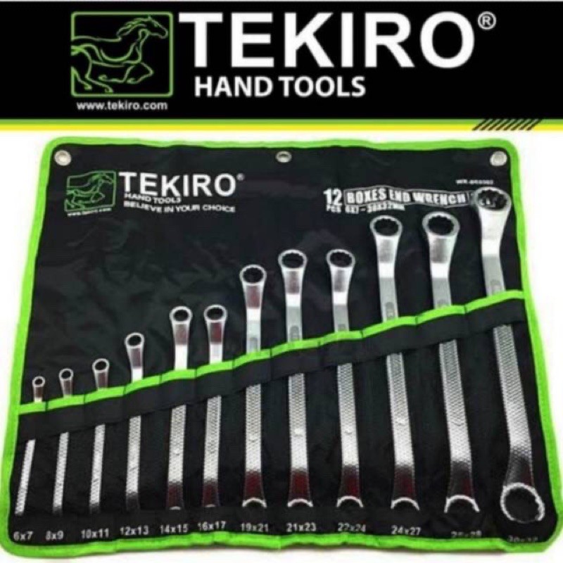 Jual TEKIRO KUNCI RING SET 12 PCS 632MM / BOXES END WRENCH SET TEKIRO