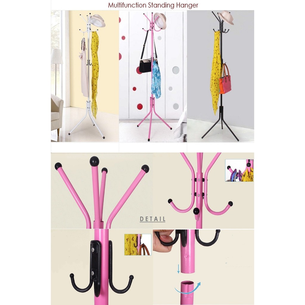 Jual Stand Hanger Gantungan Tiang Berdiri Tiang Hanger Gantungan Baju Tas Dll Shopee 3500