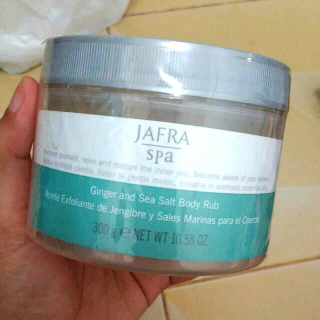 Jual JAFRA SEA SALT & BODY RUB (free magic towels) Shopee Indonesia