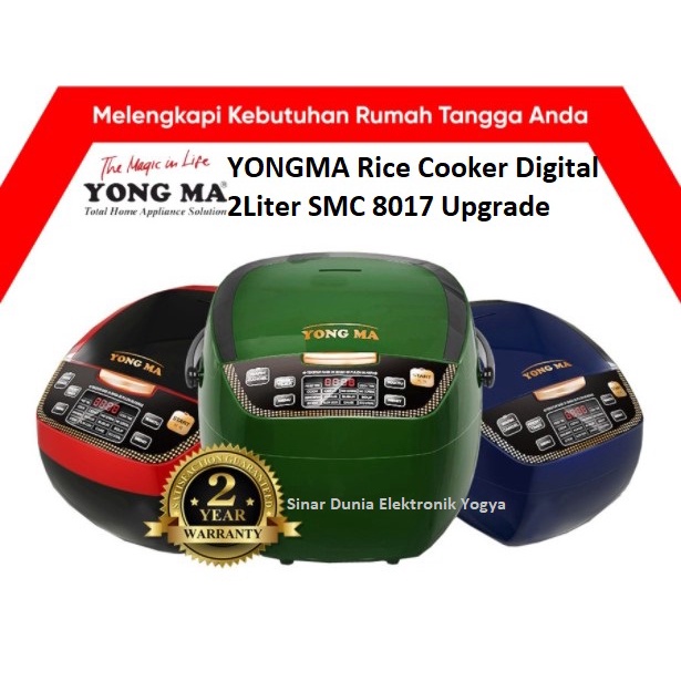Jual YONGMA Rice Cooker Digital 2L Magic Com SMC 8017 Upgrade SMC8017