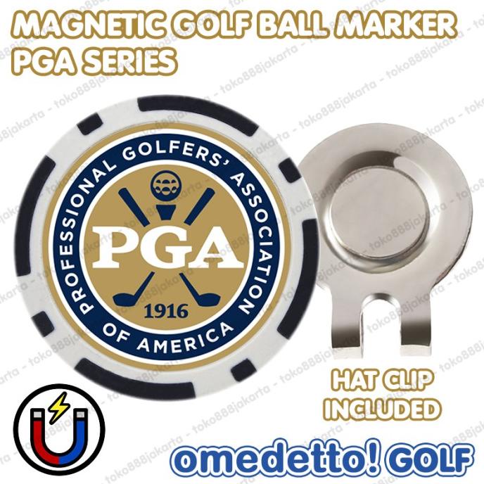 Jual ORIGINAL!!! GOLF BALL MARKER PGA CHIP 40 MM Shopee Indonesia