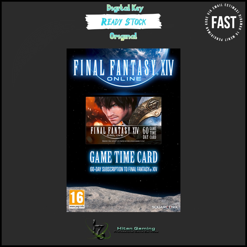 Jual Final Fantasy XIV Online 60 Days Game Time Card [NA/EU] Shopee Indonesia