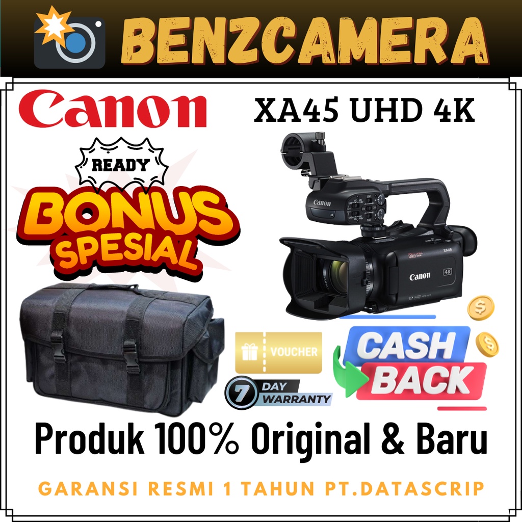 Jual Canon XA45 UHD 4K Professional Camcorder | Shopee Indonesia